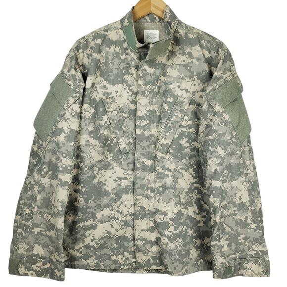 US Army ACU Combat Uniform Top Military UCP Digital Camo Sz Medium Foliage Green - Picture 2 of 12